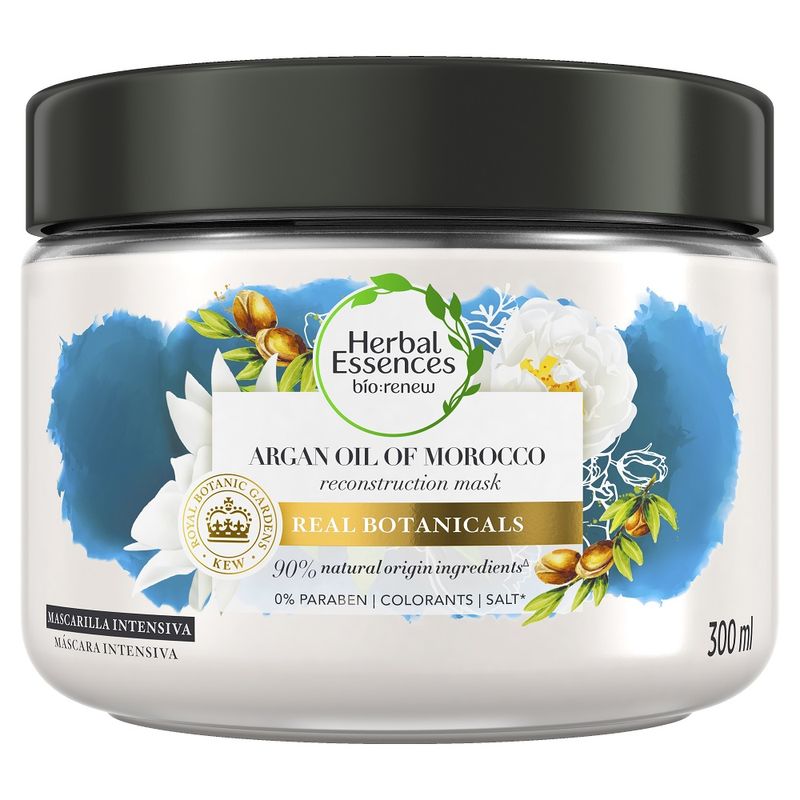 Máscara Intensiva Herbal Essences Óleo de Argan 300 mL (7500435149082)