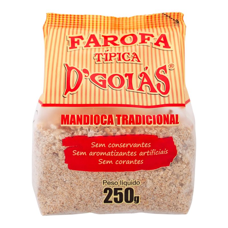 Farofa Mandioca Típica Pronta Tradicional D Goias (7898912222299)