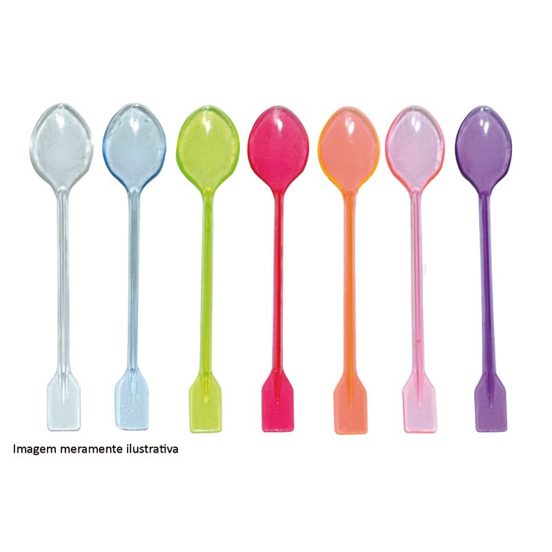 Colher Descartável Brigadeiro C100 Cristal (7898032371129)