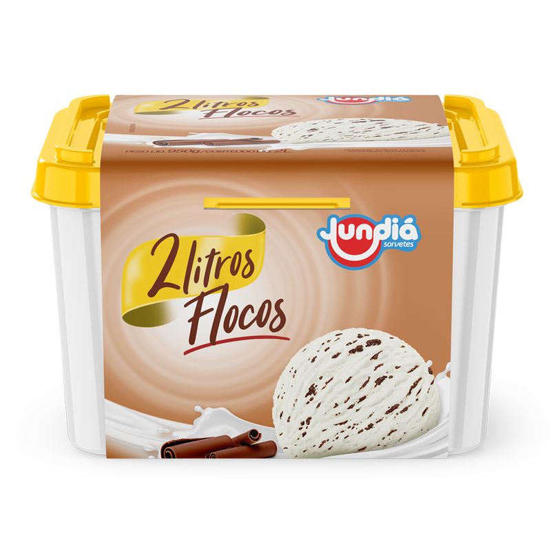 Sorvete Jundia 2L Flocos (7898901196556)