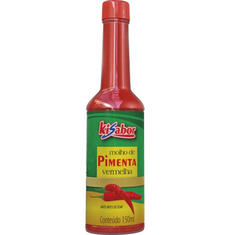 Molho Pimenta Kisabor 150ml Vermelha (7898416524547)