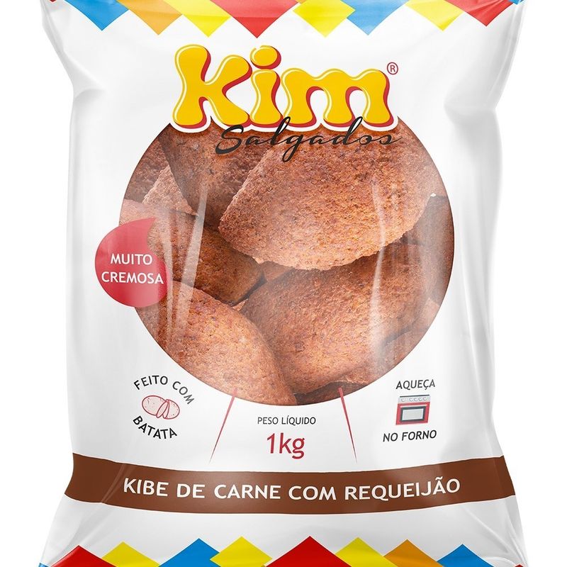 Kibe Com Requeijão Kim 1kg (7898666470045)