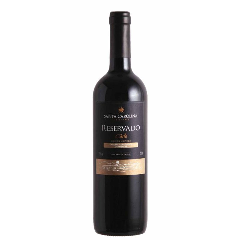 Vinho Chileno Santa Carolina Reservado 750ml (7804350003321)