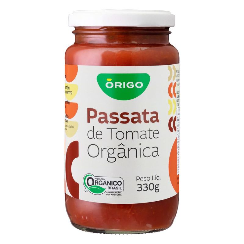 Passata Tomate Orgânica Órigo 330g (0602883020290)