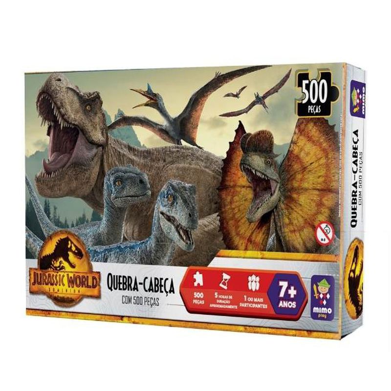 Quebra Cabeça Jurassic World 500 Peças (7899347620919)