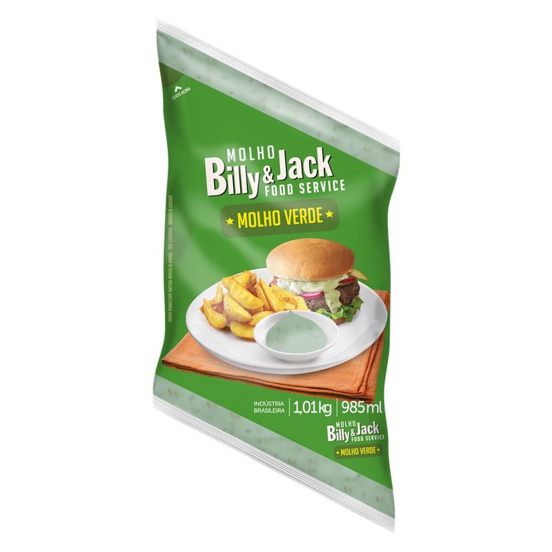 Molho Verde Billy Jack 1,01kg Sachê (7898416528842)