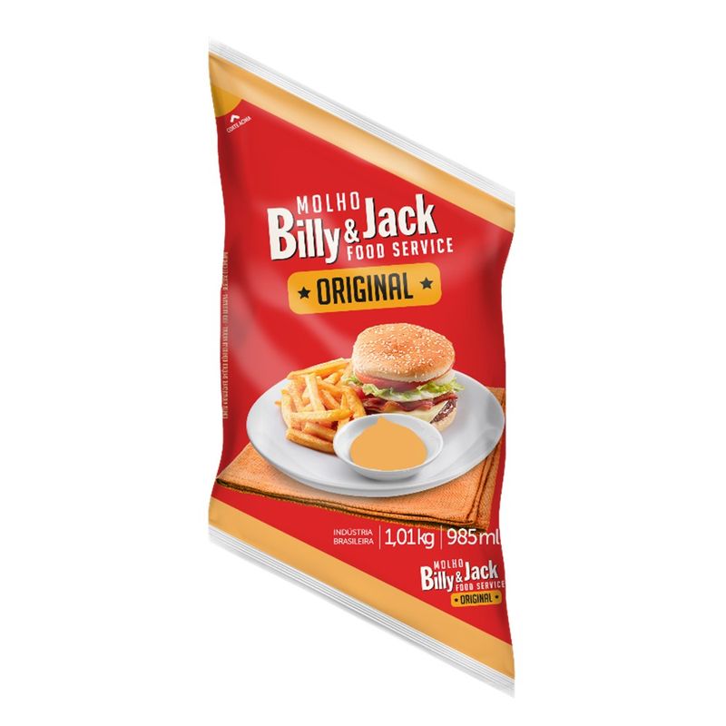 Molho Billy Jack 1,01kg Sachê Original (7898937864115)