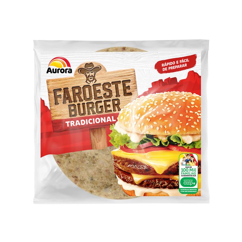 Hambúrguer Aurora Faroeste 90g (7891164020446)