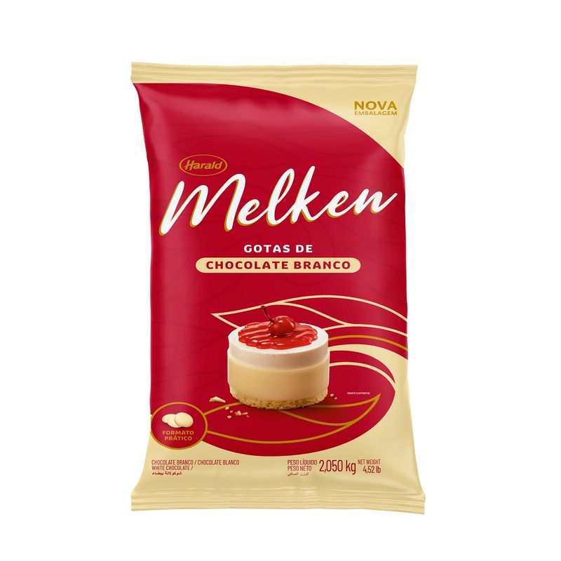 Chocolate Melken Gotas Branco 2,05kg (7897077837171)