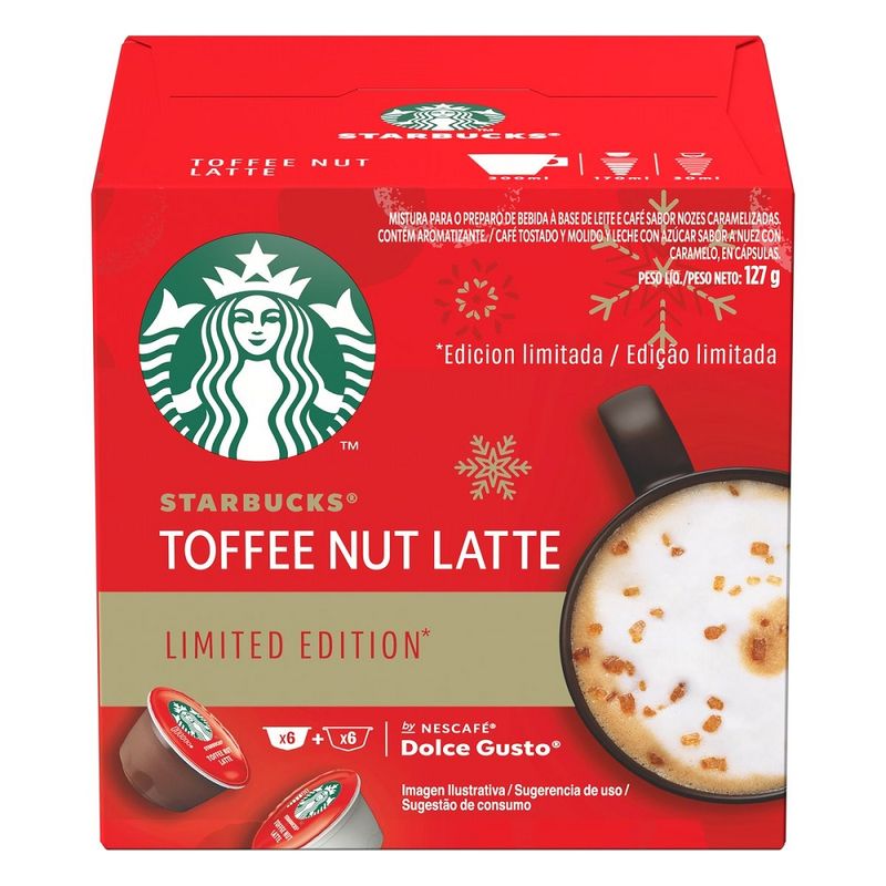 Bebida Máquina Starbucks Toffee Nut Latte Com 12 (7613037534177)