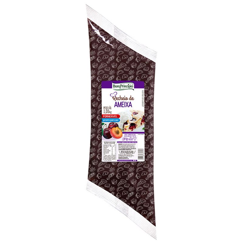 Recheio Forneavel Bom Princípio Ameixa 1,01kg (7897500601195)