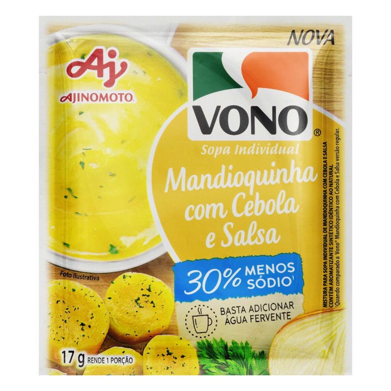 Sopa Vono Mandioquinha, Cebola e Salsa 17g (7891132110735)