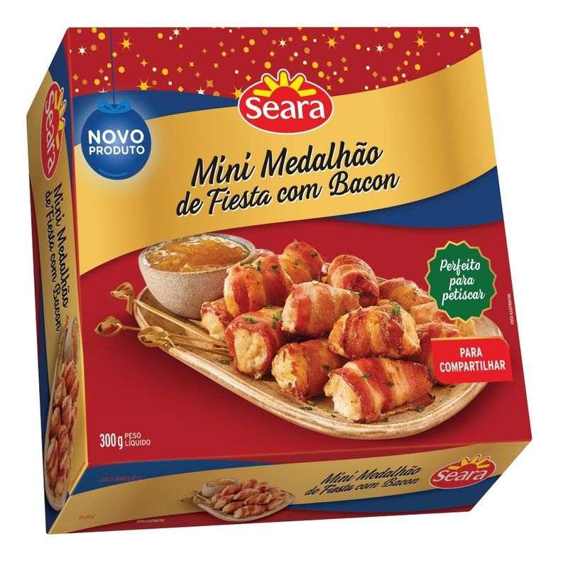 Mini Medalhão De Fiesta Com Bacon Seara 300g (7894904281954)