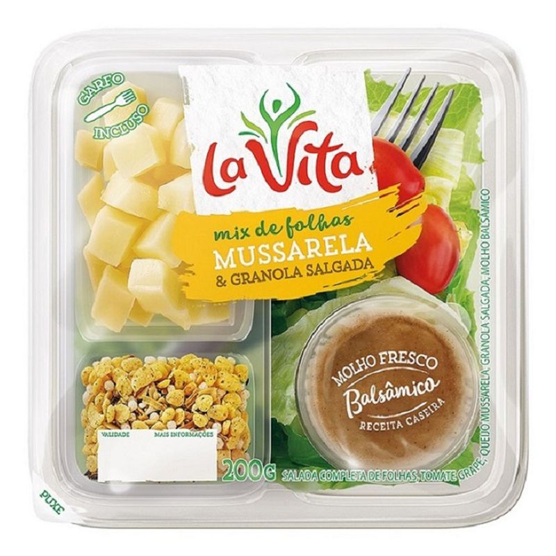 Salada Completa Muçarela La Vita 200g (7898968609006)