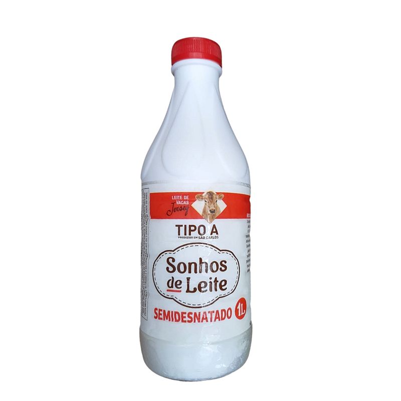 Leite Tipo A Semidesnatado Sonhos De Lleite 1L Garrafa (7898939964226)
