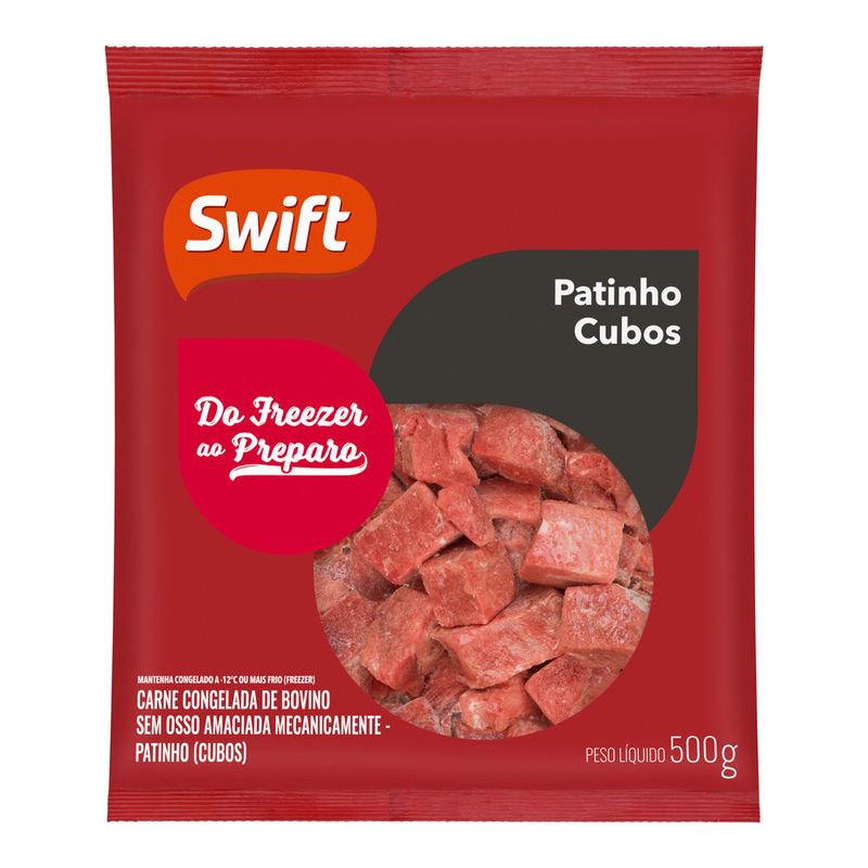 Carne Bovina Patinho Swift 500g Congelado Cubo (7899567273001)