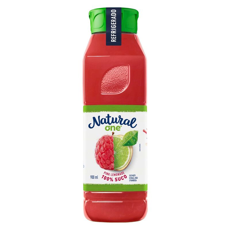 Suco Refrigerado Natural One Pink Lemonade 900ml (7898553443886)