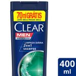 SH-CLEAR-L400P330ML-A.CASP-MEN-LIMP-DIARIA