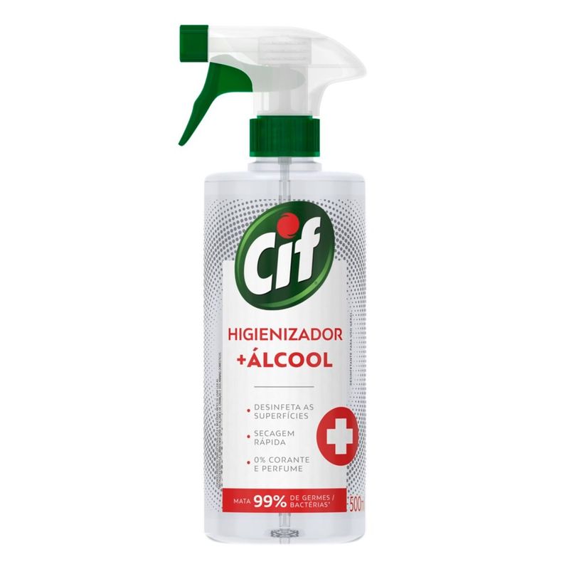 Álcool Higienizador Cif Spray 500ml (7891150076044)
