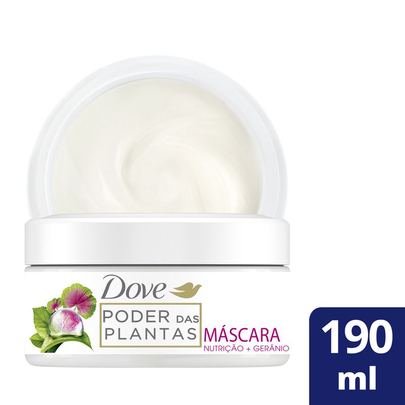Creme Tratamento Dove Poder Plantas Gerânio 190g (7891150079168)