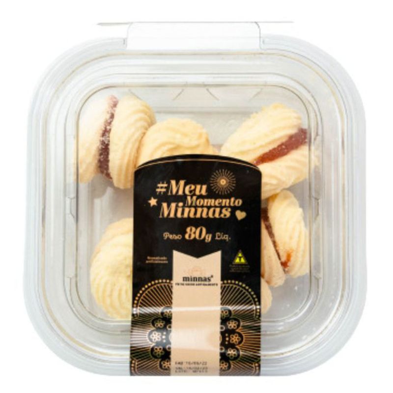 Biscoito Minnas Romeu E Julieta 80g (7898713720703)