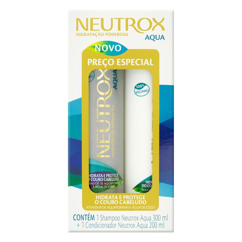 Shampoo Neutrox 300ml + Condicionador 200ml Hidratação Poderosa (7908324401479)