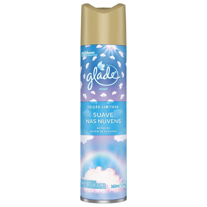 Odorizador Aerossol Glade 360ml Ed Limitad Suave Nas (7894650007280)