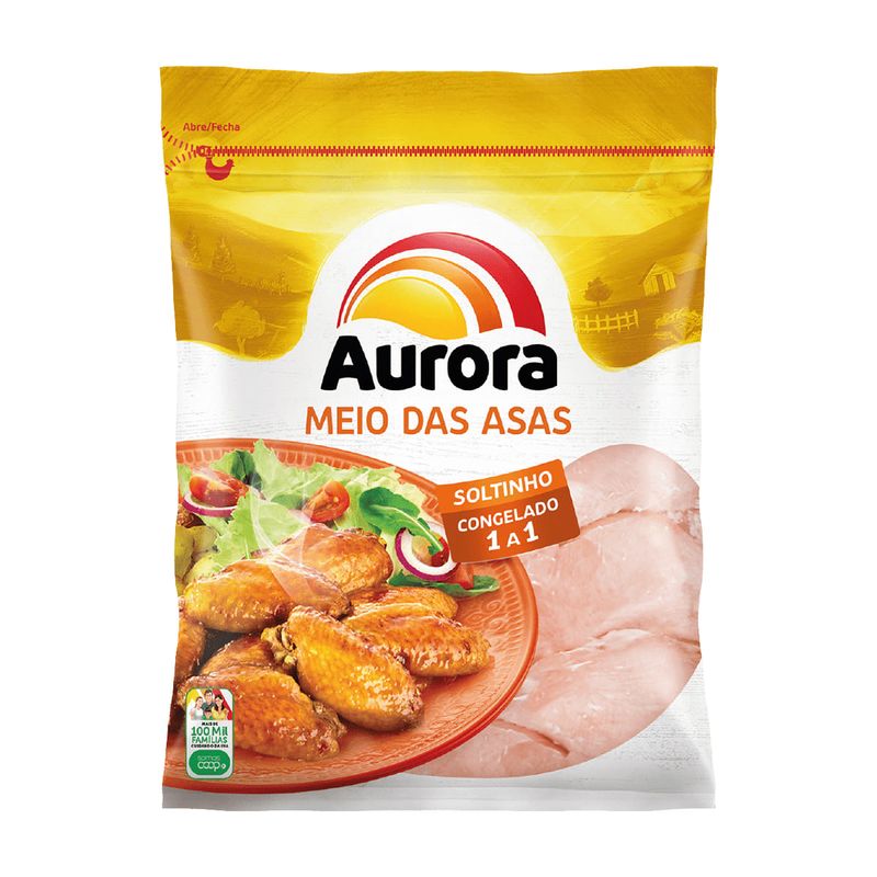 Meio da Asa de Frango Aurora 3kg (7891164016302)