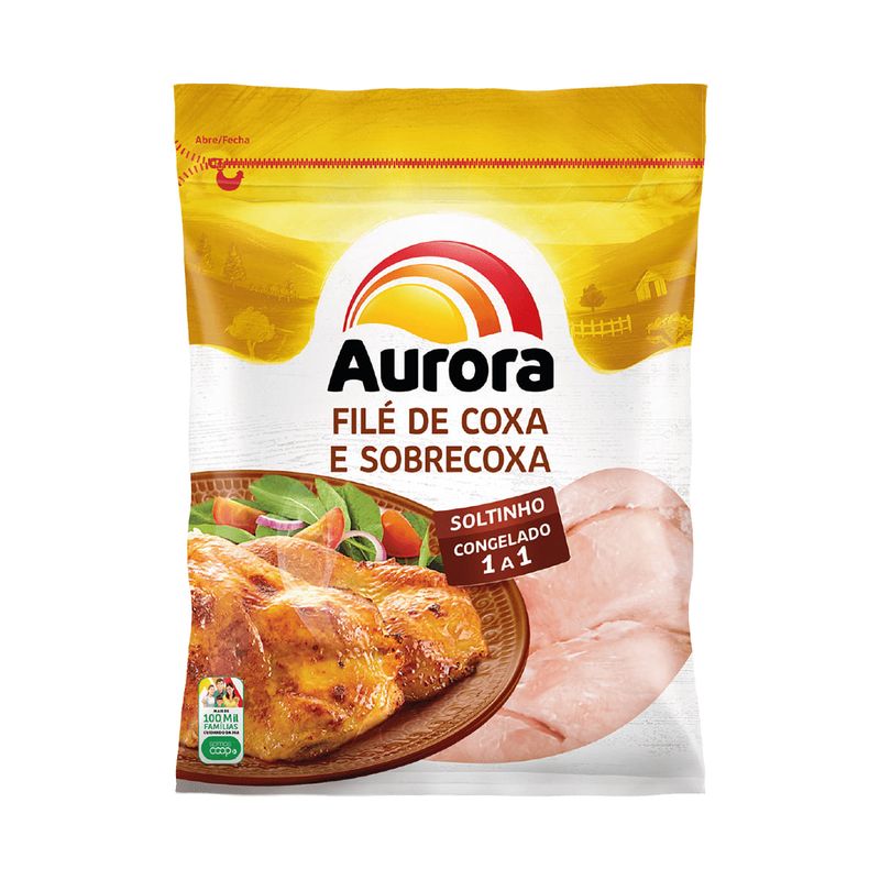 Filé De Coxa E Sobre Coxa Aurora Soltinhos 1Kg (7891164016715)