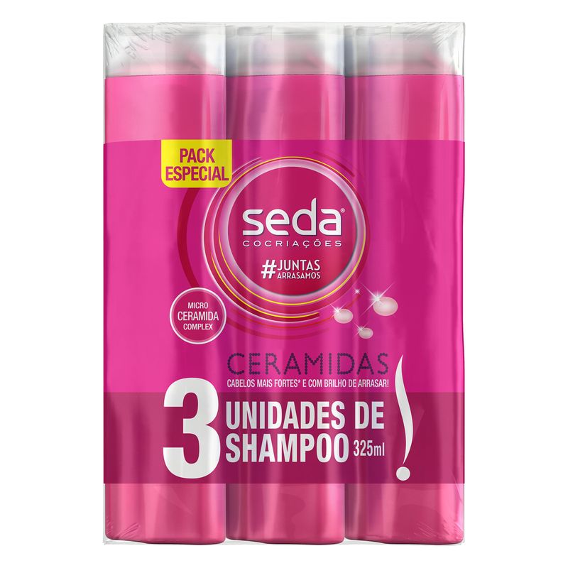 Shampoo Seda 325ml C/3 Ceramidas (7891150068377)