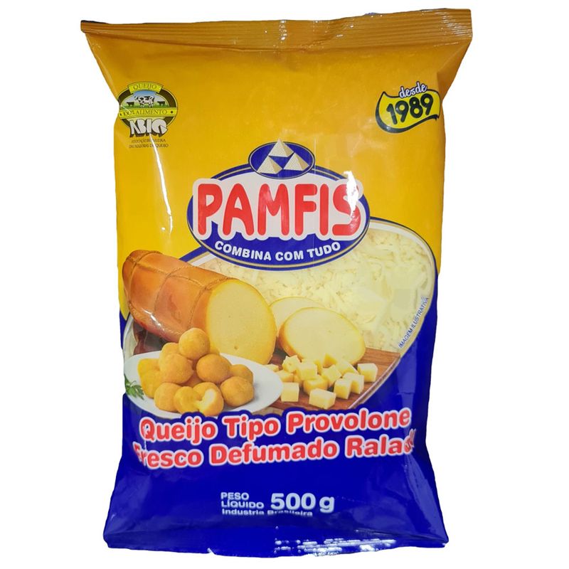 Queijo Provolone Pamfis Ralado Grosso 500g (7898071650094)
