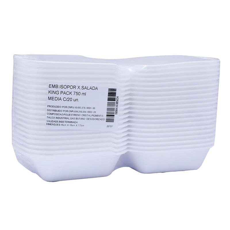 Embalagem X.Salada King Pack 750ml C/20 Média (7898416305634)