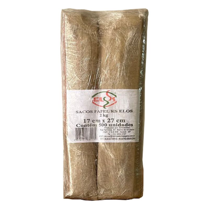 Saco Papel KS Elos 2Kg Com 500 Unidades (7898931684634)
