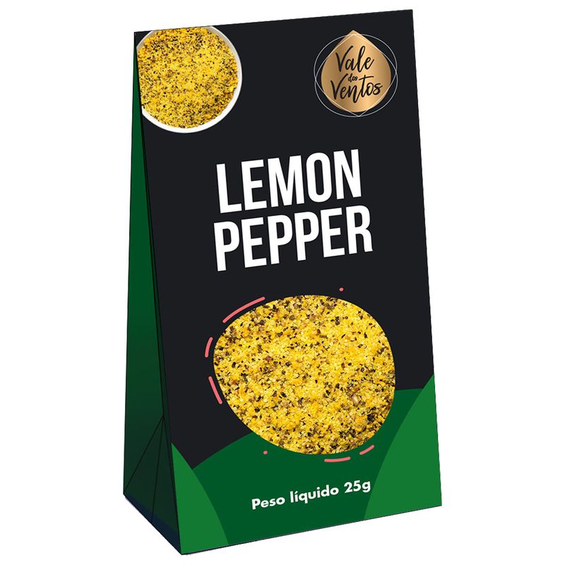 Lemon Pepper Vale Dos Ventos 25g (7898970769101)