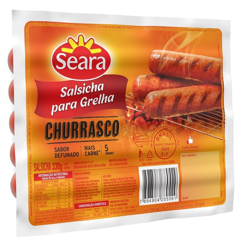 SALSICHA-GRELHA-SEARA-330G