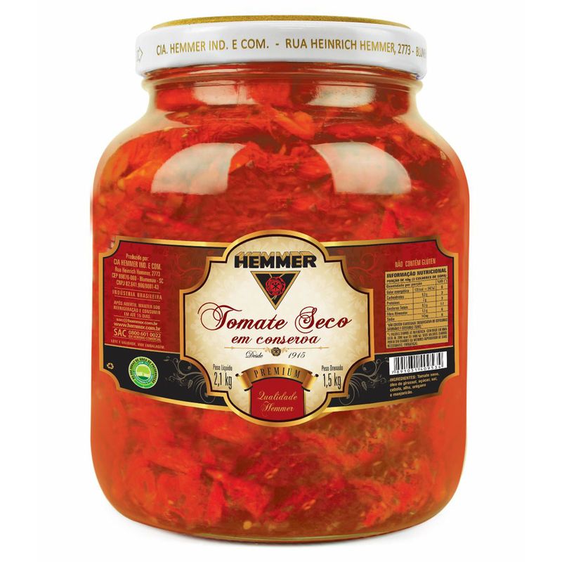 Tomate Seco Hemmer 1,5kg (7891031409534)