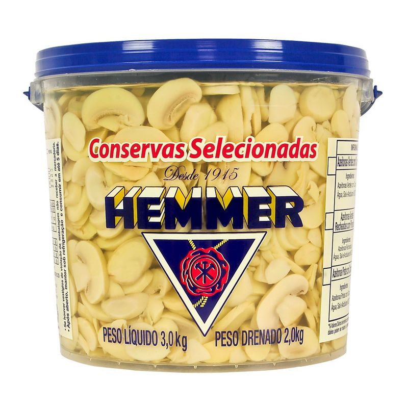 Cogumelo Fatiado Hemmer 2Kg (7891031105283)