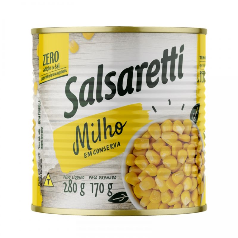 Milho Verde Salsaretti 170g Lata (7898930142784)