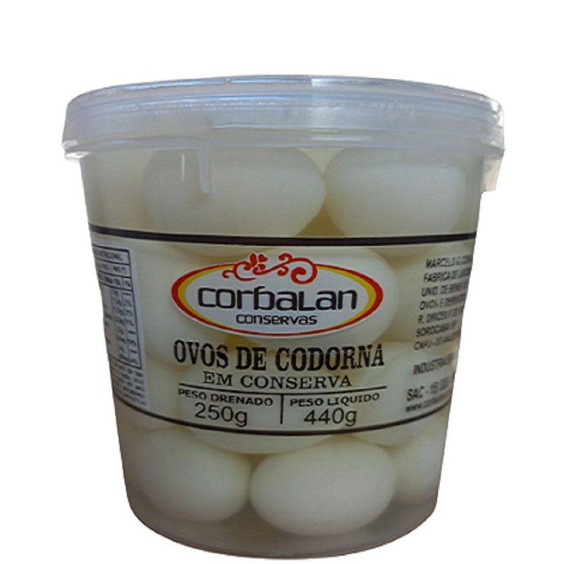 Ovo de Codorna em Conserva Corbalan 250g (7898083840032)