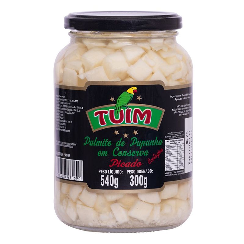 Palmito Tuim Pupunha Picado 300g (7898024960690)