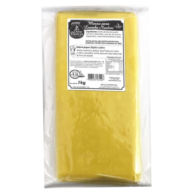 Massa Lasanha Dona Thereza 1Kg (7898058581007)