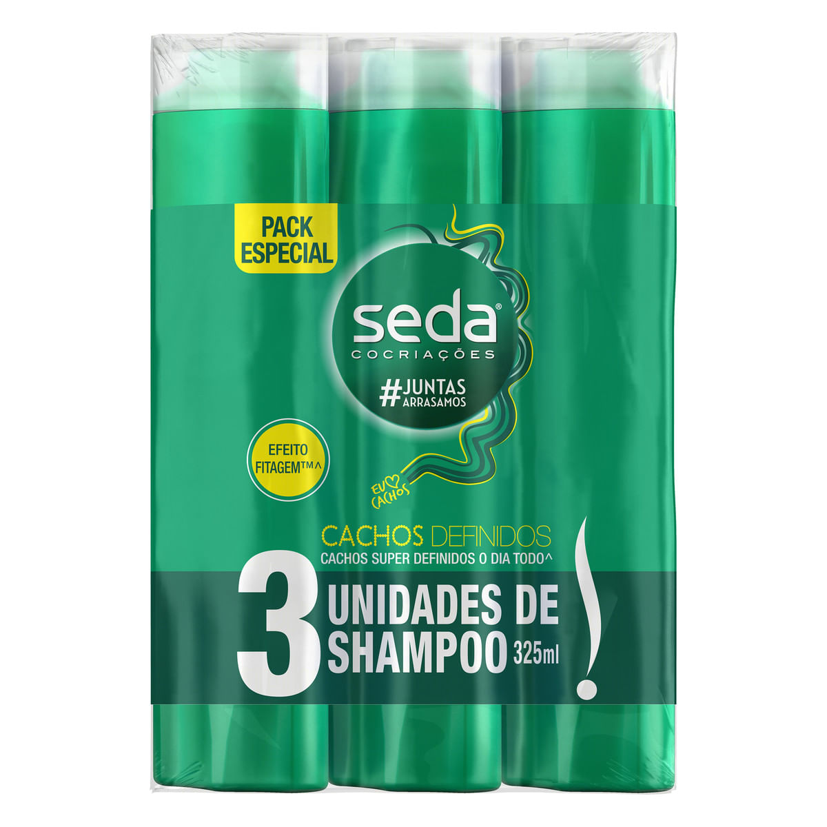  Linha Cachos Definidos Seda - Shampoo 325 Ml - (Seda