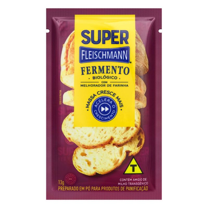 Fermento Biológico em Pó Super Fleischmann 13g (7898331012914)