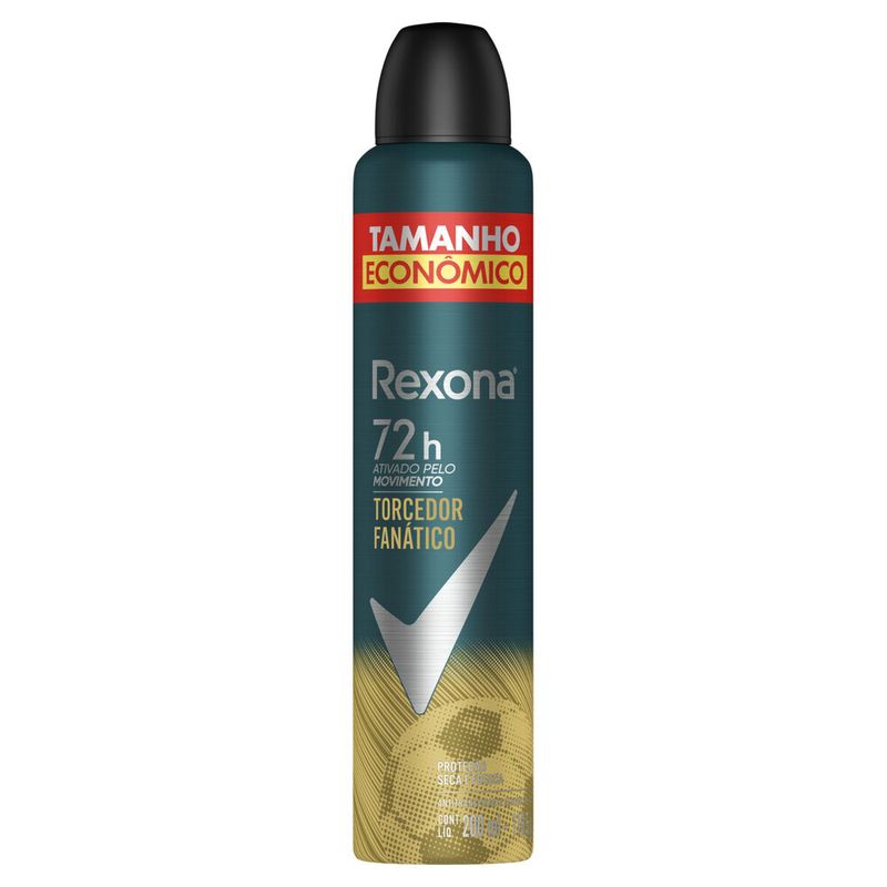 Desodorante Aerosol Rexona Masc Torcedor Fanático 118,5g (7891150068872)