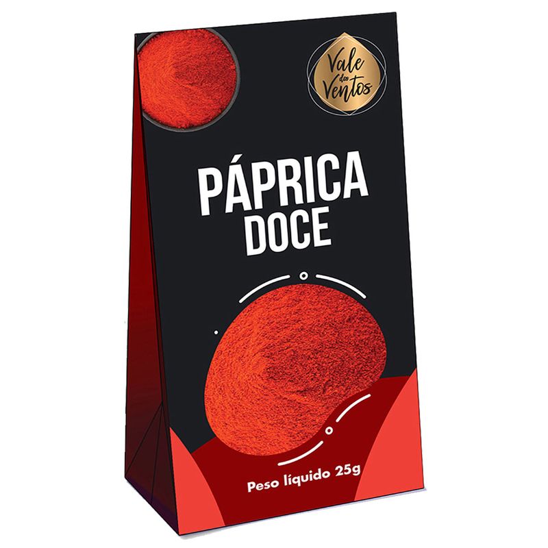 Páprica Doce Vale Dos Ventos 25g (7898970769170)