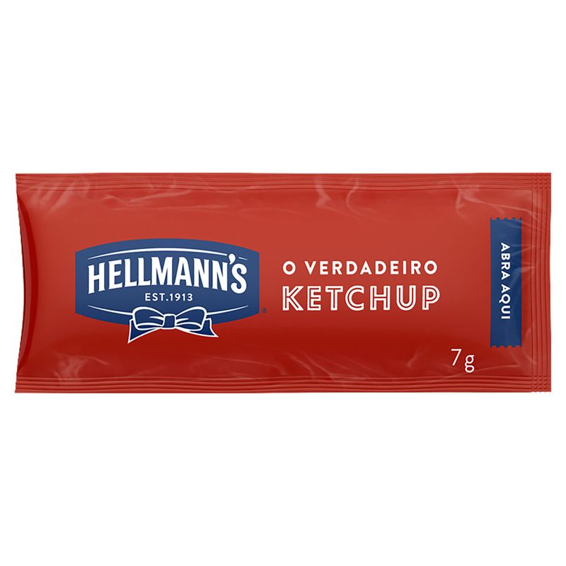 Ketchup Hellmann's 7g Sachês com 168 unidades (7891150057609)
