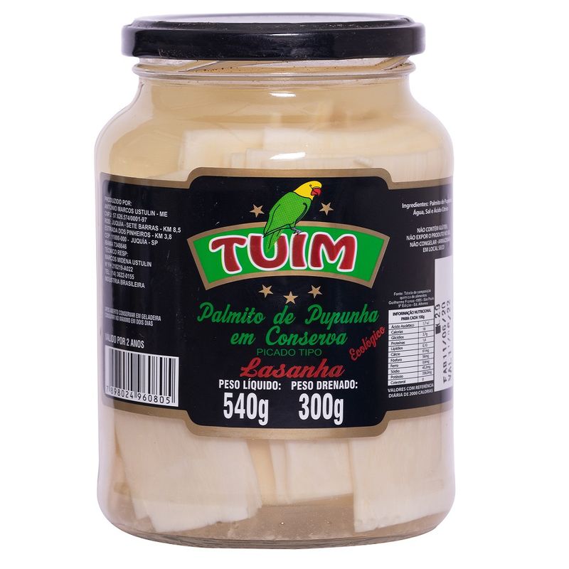 Palmito Tuim 300g Pupunha Lasanha (7898024960805)