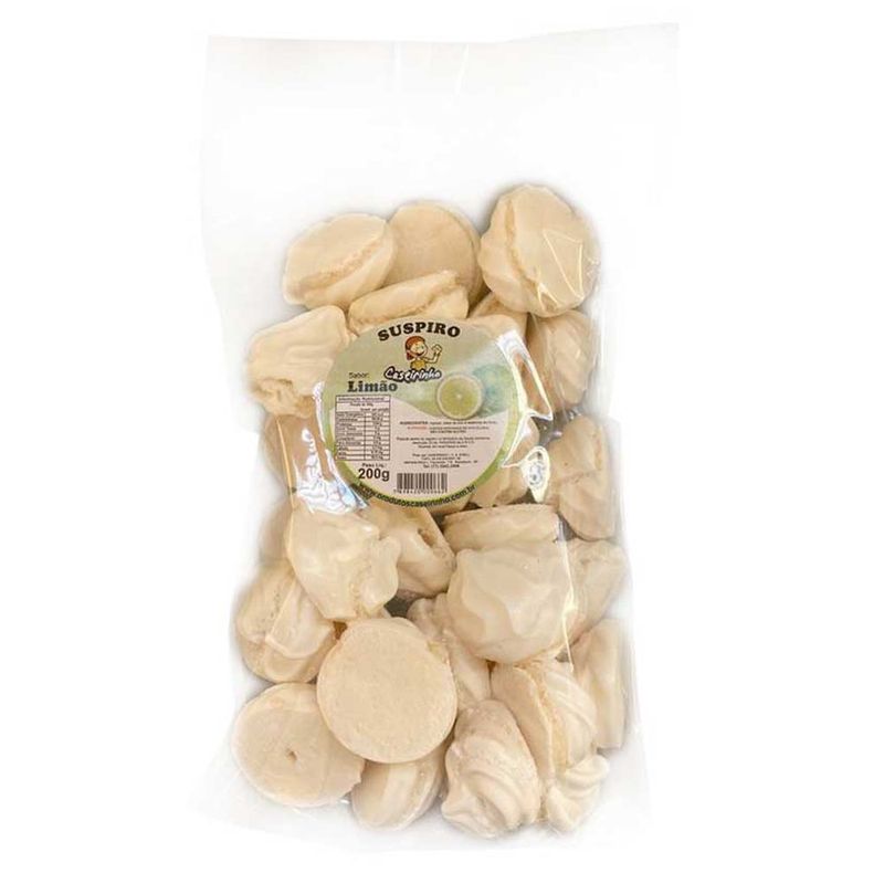 Suspiro Caseirinho 200g Limão (7898420000662)