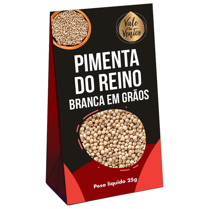Pimenta Do Reino Branca Grãos Vale Dos Ventos 25g (7898970769200)