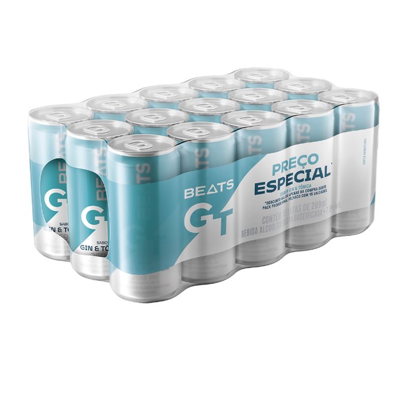 Bebida Mista Skol Beats 269ml GT com 15 Un Preço Especial (7891991296939)